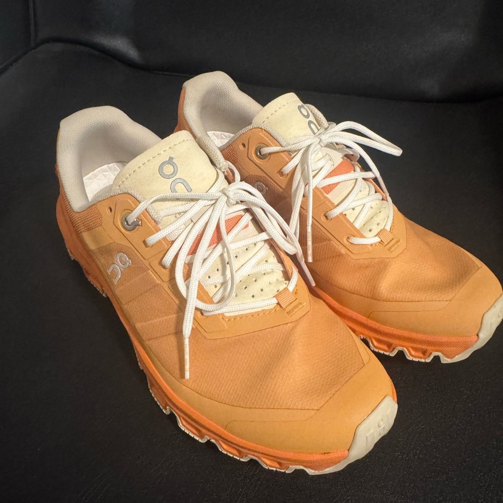 On Running Women’s Orange Cream Athletic Shoes